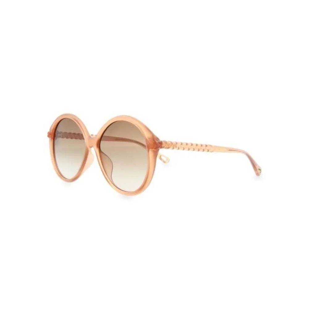 Chloe 58mm Round SunglassesIVORY